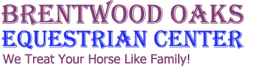 Logo, Brentwood Oaks Equestrian Center - Equestrian Center